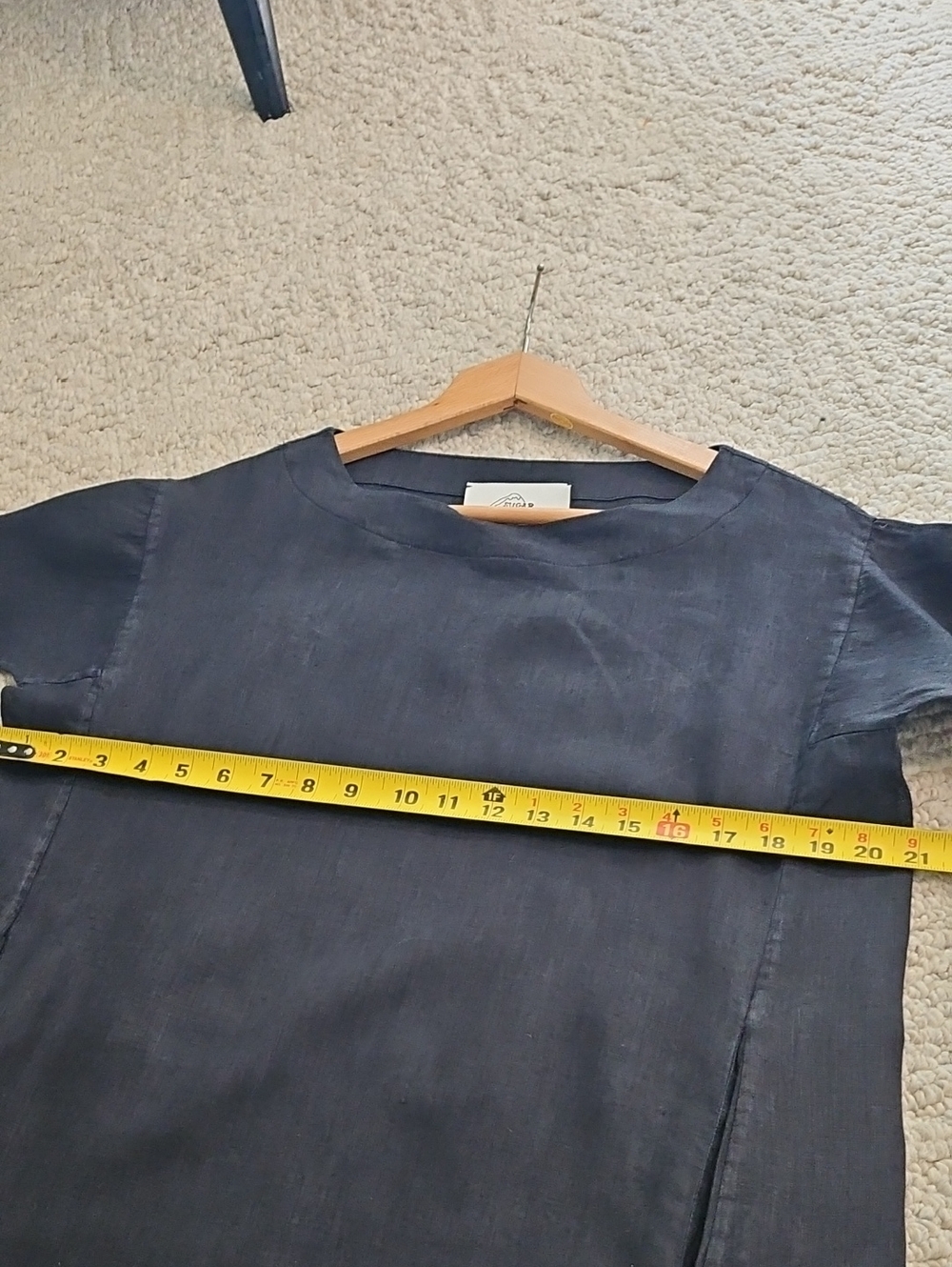Sugar Candy Mountain 100% Linen Black Dress Size Med - Picture 6 of 8